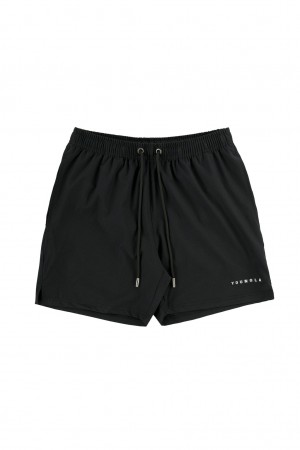 Men's YoungLA 140 Frooty Swim Shorts Black | 718-OUXLYI