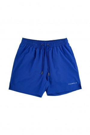 Men's YoungLA 140 Frooty Swim Shorts Navy | 103-MXJDQE