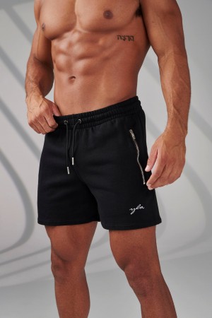 Men's YoungLA 149 Phantom Shorts Black | 752-EGXNCM