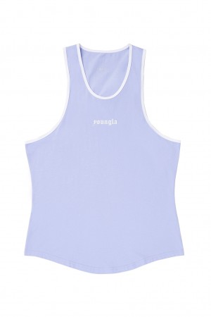 Men's YoungLA 319 - Pristine Tanks Purple | 352-JRHNUM