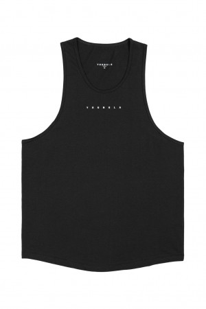 Men's YoungLA 320 - Momentum Tanks Black | 385-VQMDWI