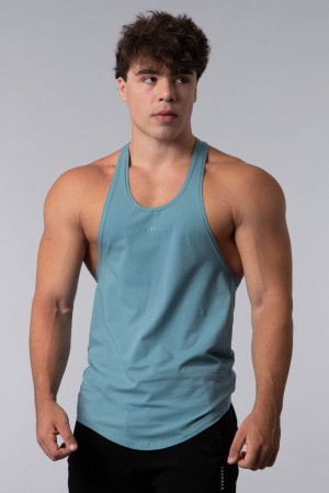 Men's YoungLA 334 New Gen Stringers 2.0 Tanks Blue | 572-MLJCUN