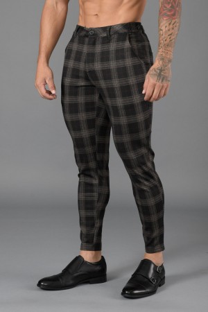 Men's YoungLA 615 New Dress Pants Black | 198-IWBDXU