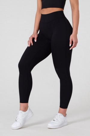 Women's YoungLA W209 Level Up Leggings Black | 287-XWBMPI