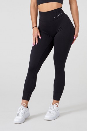 Women's YoungLA W212 Progress Leggings Black | 251-YFHIRZ