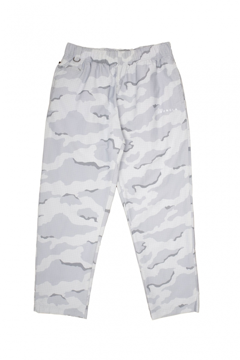 Men\'s YoungLA 201 Off the Grid Pants Grey | 689-LVTJDR