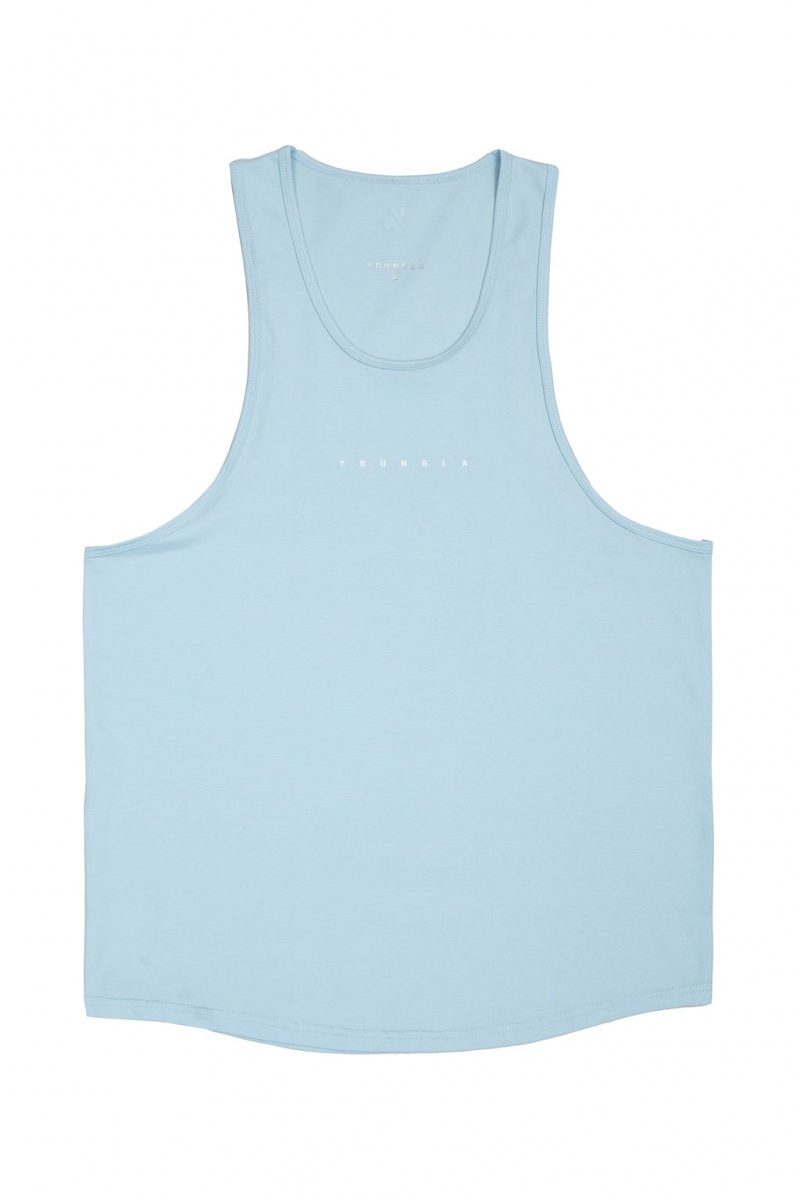 Men\'s YoungLA 320 - Momentum Tanks Light Blue | 608-GHCJRD