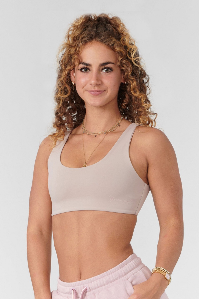 Women\'s YoungLA W303 Sculpt Bras Beige | 308-LOBVPY