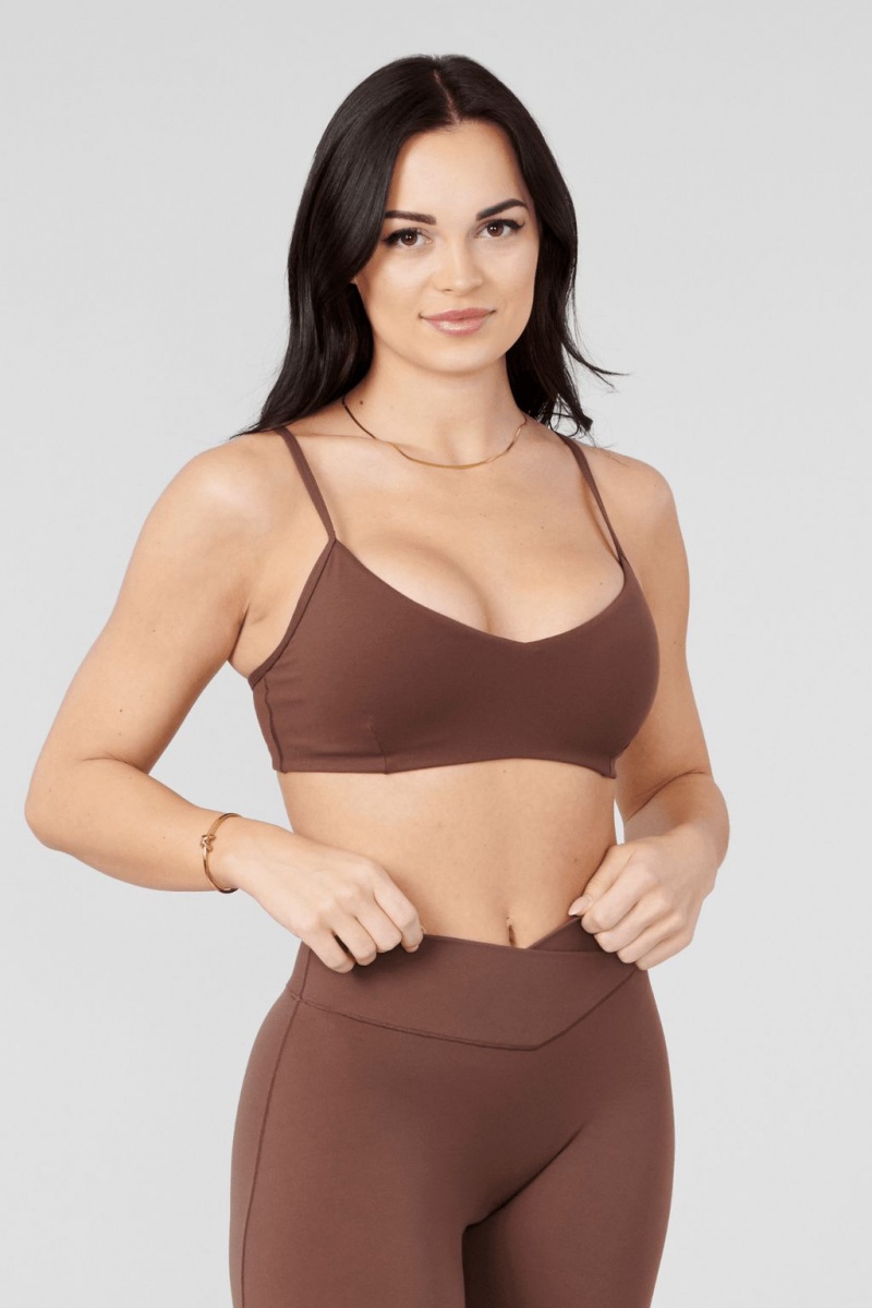 Women\'s YoungLA W324 Vital Bras Brown | 108-RTVWBA